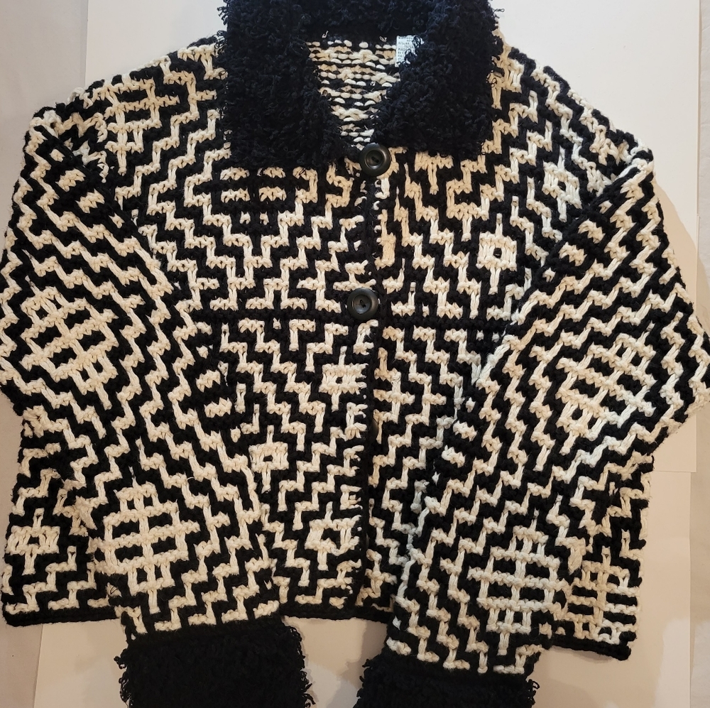 michael simon vintage circa 1985 cardigan\jacket womens size medium